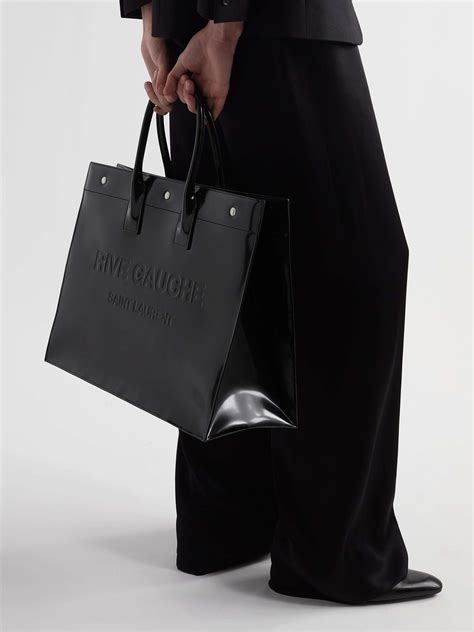 ysl brushed leather tote bag|ysl tote bag price.